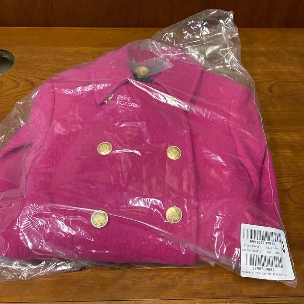 J Crew Warwick topcoat in Italian stadium-cloth wool blend BU449 - Picture 6 of 7